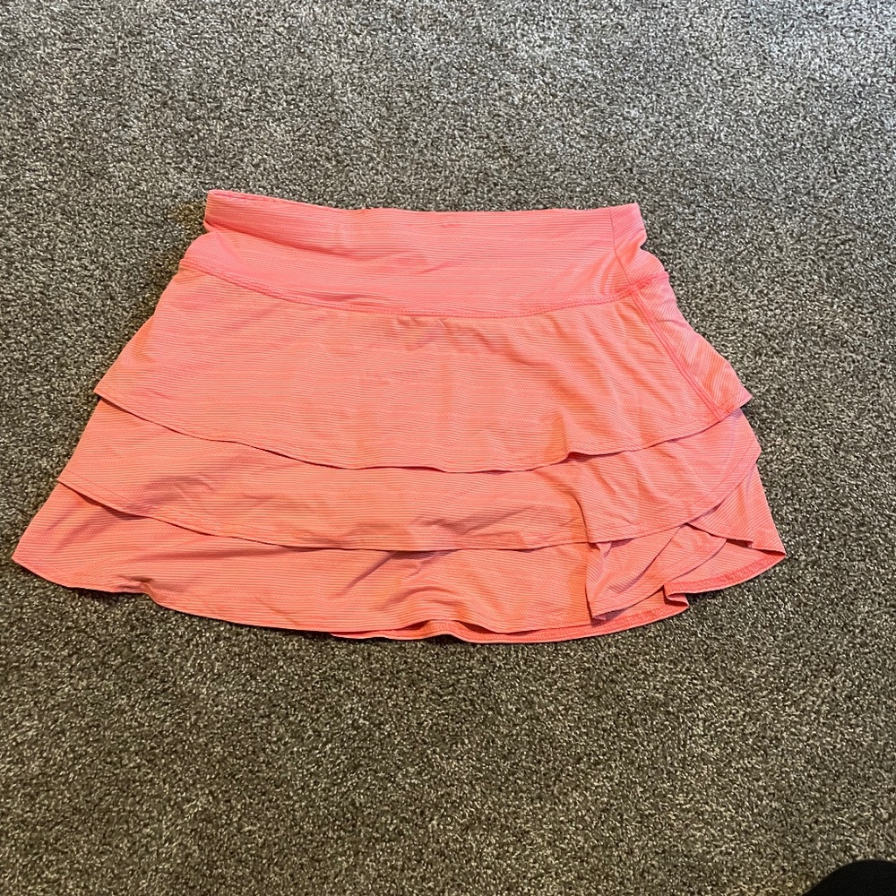 Athleta Peach Pink Tennis Skirt Size S